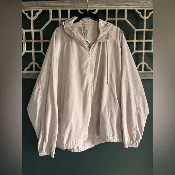 Soia & Kyo Blush/Tan OakLynn Water-Repellent Vented Back Jacket Size 1X - Picture 4 of 11